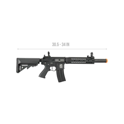 Lancer Tactical M4 SD 11’ ProLine AEG [HIGH FPS] (BLACK)
