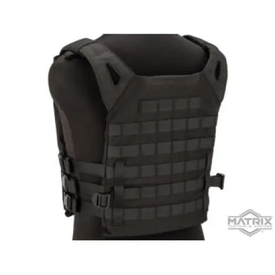Matrix Plate Carrier Black with integrated front Pouches