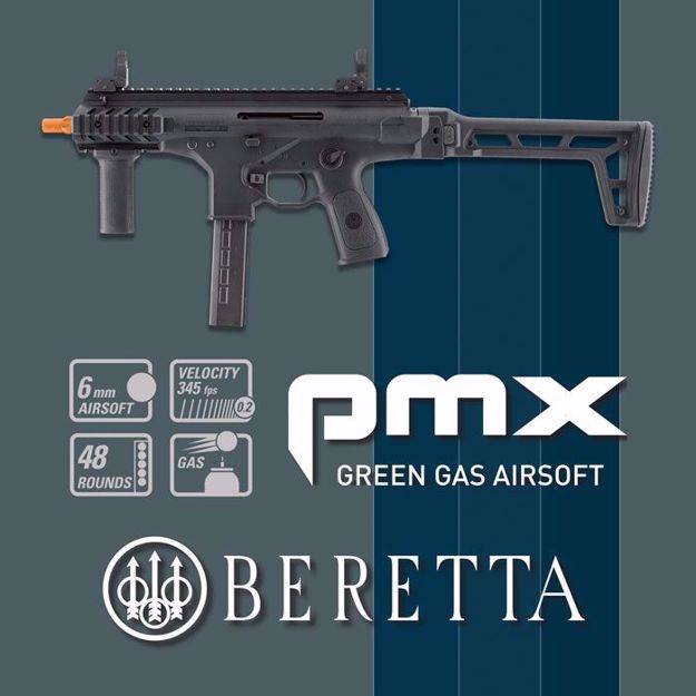 Beretta PMX GBB airsoft by elite force infograph