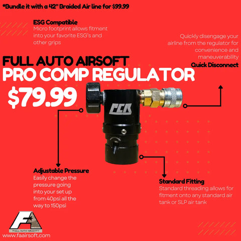Pro Comp Regulator spec sheet