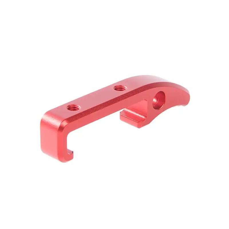 Action Army CNC Charging Handle "Type 1for Action Army AAP-01 Gas Blowback Airsoft Pistol Black and Red Cocking Handle ASG