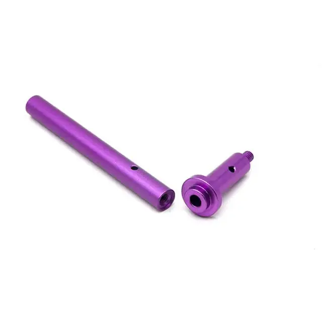 AIP Aluminum Recoil Spring Guide Rod for Hi-CAPA 5.1 Airsoft Pistols Purple Two Piece