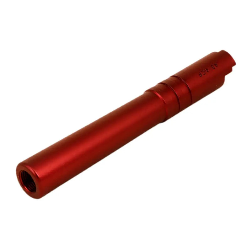 Red Airsoft Masterpiece .45 Outer-Barrel W/ Threads for Hi-Capa