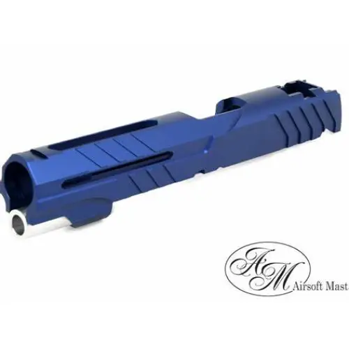 Airsoft Masterpiece Custom "Alpha" Standard Slides for Hi-Capa 1911 GBB Airsoft Pistols Blue