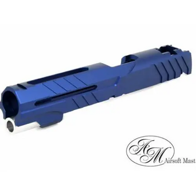 Airsoft Masterpiece Custom "Alpha" Standard Slides for Hi-Capa 1911 GBB Airsoft Pistols Blue