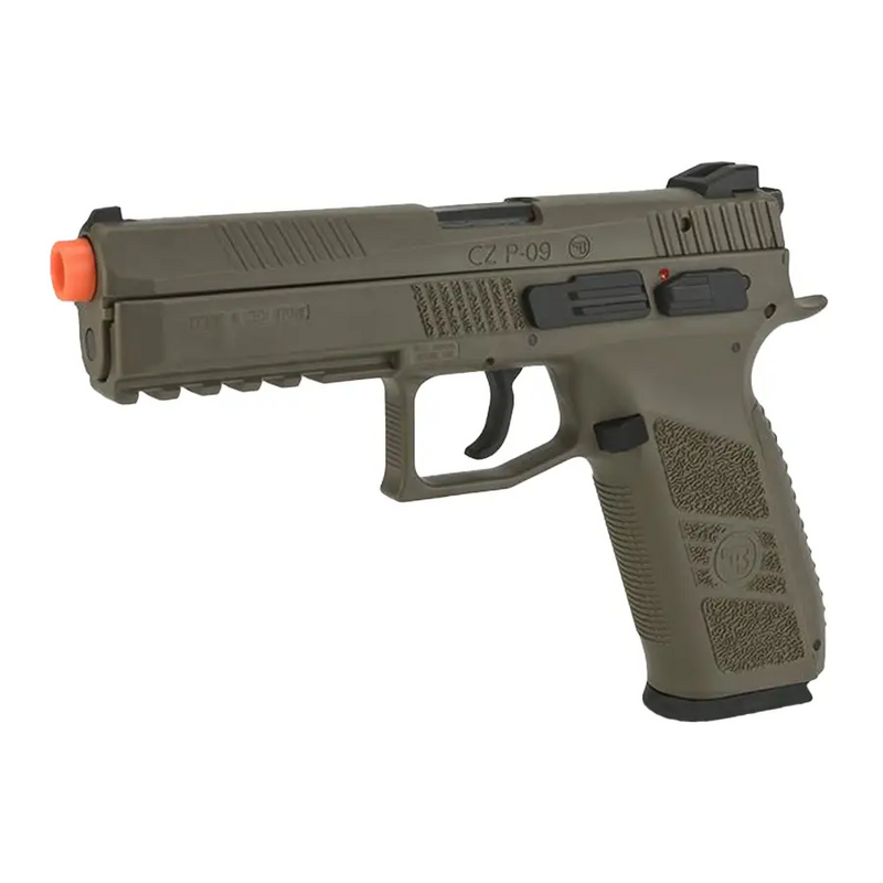 Full Auto Airsoft ASG CZ P09 Gas Blowback polymer Airsoft Pistol