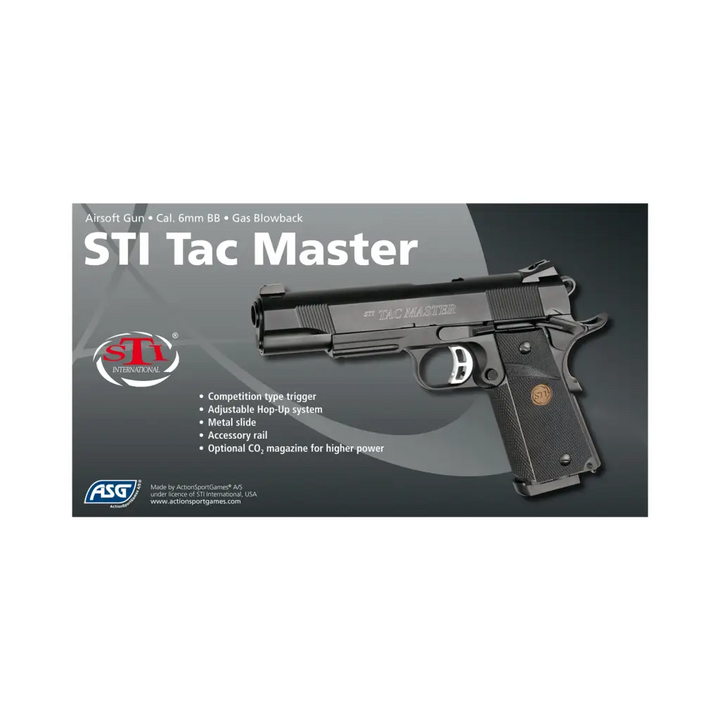 ASG STI Full Metal Tac Master 1911 Airsoft GBB Pistol
