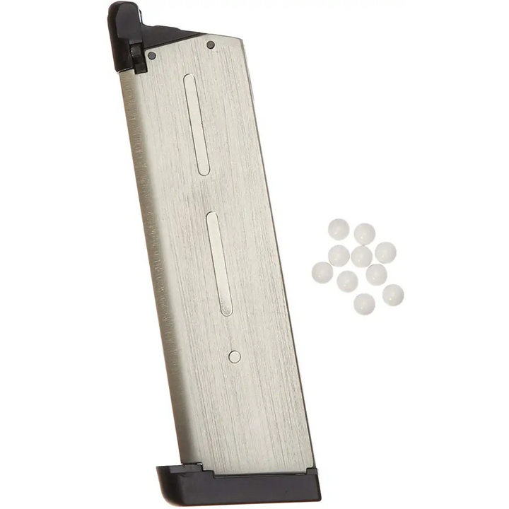 ASG STI Full Metal Tac Master 1911 Airsoft GBB Pistol co2 magazine