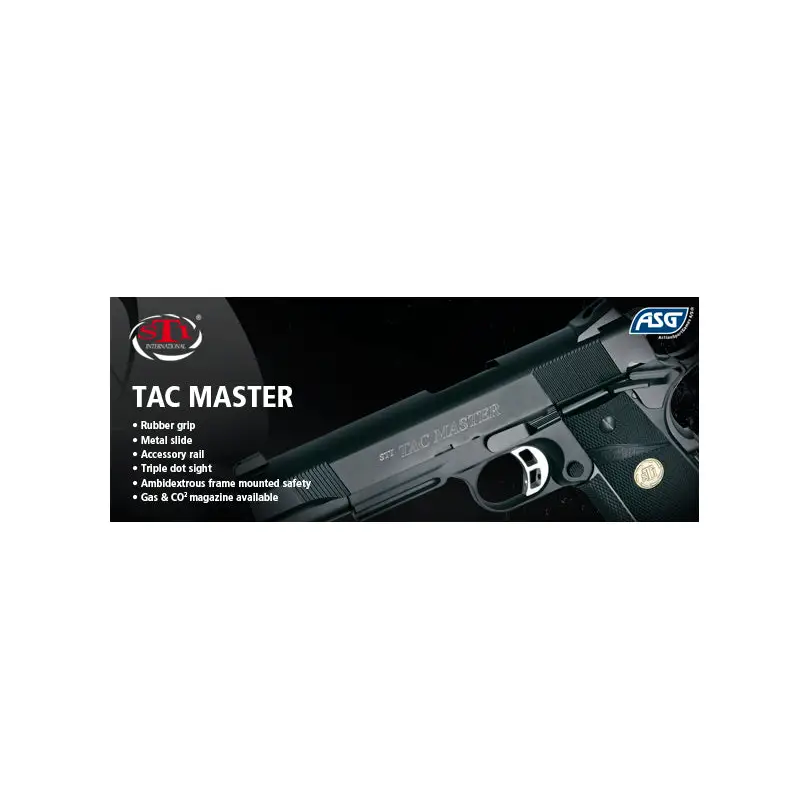 ASG STI Full Metal Tac Master 1911 Airsoft GBB Pistol