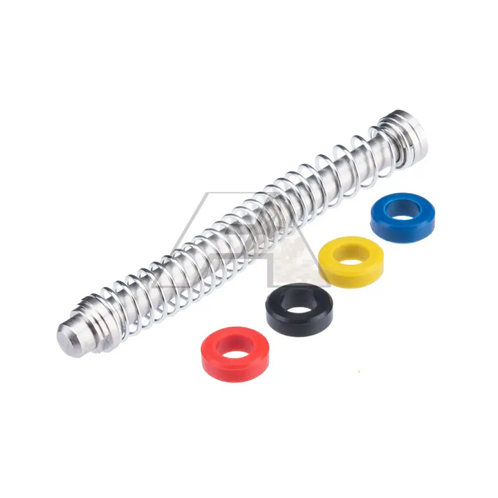 CowCow V2 Guide Rod Kit for Elite Force GLOCK 17 & 18C Gen 3 Airsoft Pistols Silver