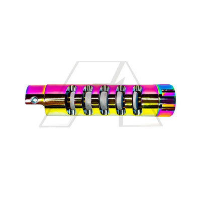 CTM CNC Chameleon Outer Barrel for AAP-01 GBB Airsoft Pistols Type E in Rainbow Skeletonized Case Action Army