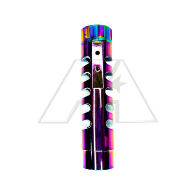 CTM CNC Chameleon Outer Barrel for AAP-01 GBB Airsoft Pistols Type E in Rainbow Action Army Skeletonized