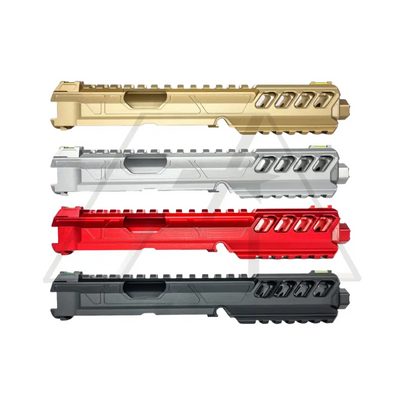 CTM CNC FUKU-2 Long CNC General Upper Set for AAP-01 Airsoft Pistols Action Army GBB Slide Upper Gold Silver Red Black
