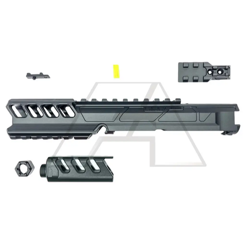 CTM CNC FUKU-2 Long CNC General Upper Set for AAP-01 Airsoft Pistols Action Army GBB Slide Black