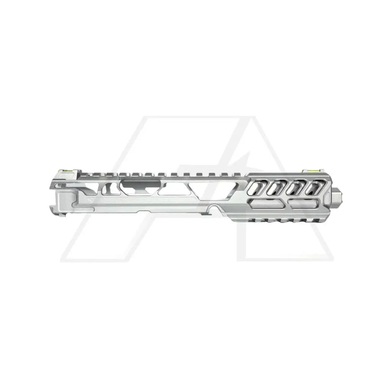 FUKU-2 CNC Skeletonized Upper Set for AAP-01 Airsoft Pistols Action Army CTM AAP01 Long Kit Silver