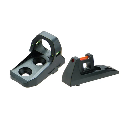 CTM Ghost Ring CNC Aluminum Front & Rear Sight for AAP-01 Airsoft Pistols Black