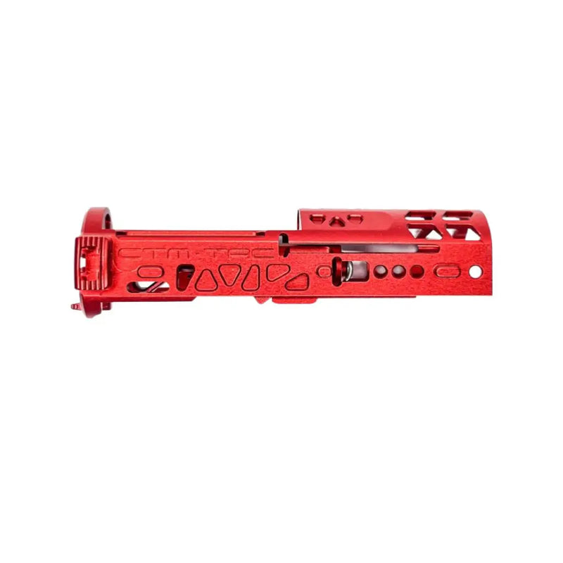 CTM TAC CNC Aluminum Advanced Bolt for AAP-01 Airsoft Pistols Red Skeletonized Action Army AAP01