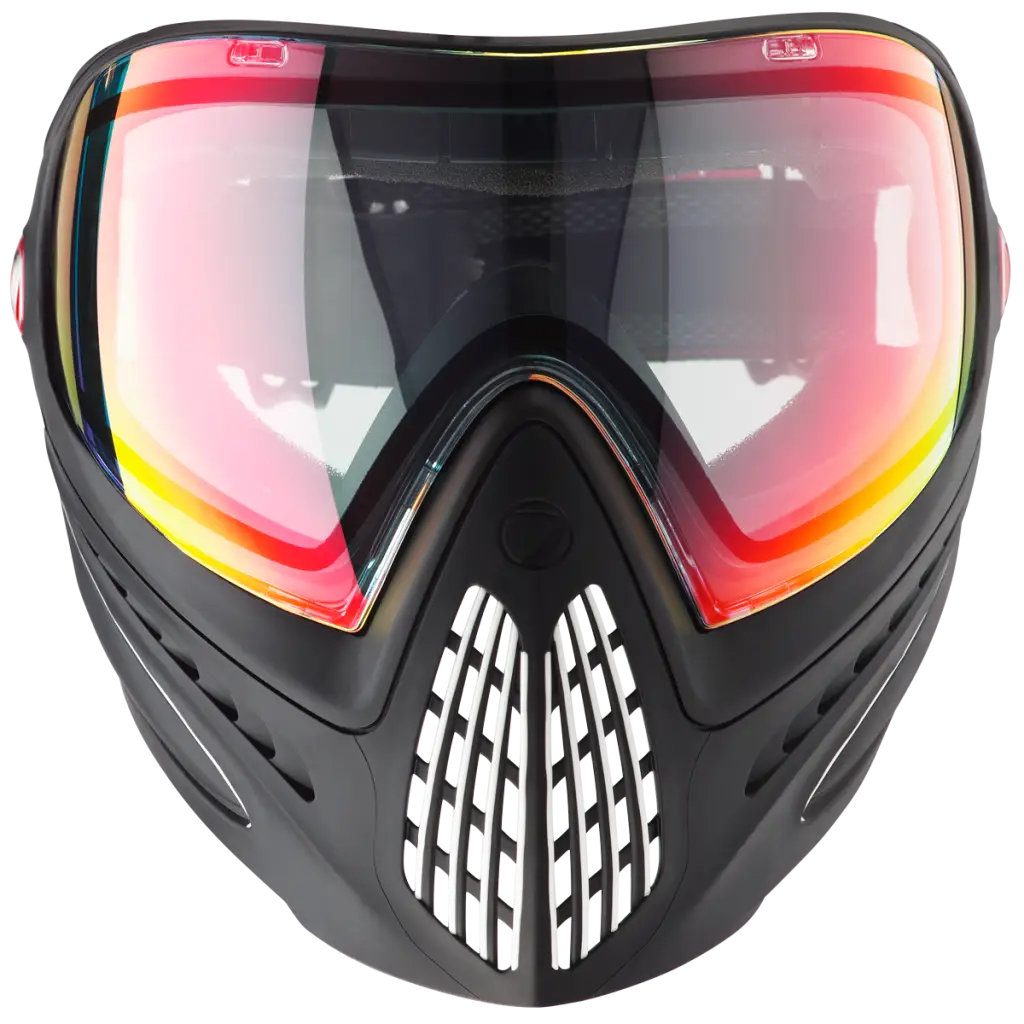 Dye i4 Airsoft Paintball Full Face Mask Dirty Bird Front Red and Black