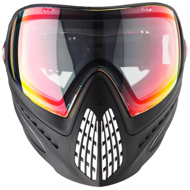 Dye i4 Airsoft Paintball Full Face Mask Dirty Bird Front Red and Black