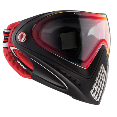 Dye i4 Airsoft Paintball Full Face Mask Dirty Bird Red and Black