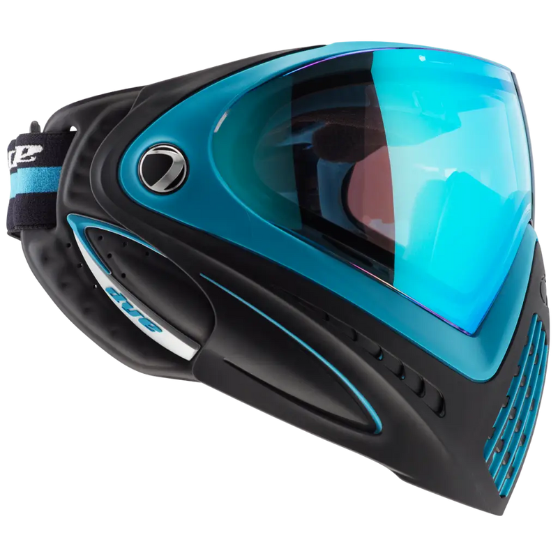 Dye i4 Airsoft Paintball Full Face Mask Powder Blue and Black