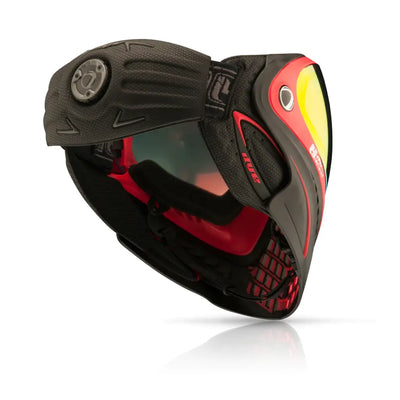 Dye i4 Full Face Mask Meltdown in Black and Red with adjustable i5 strap