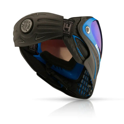 DYE i4 PRO Paintball Airsoft Full Face Mask Seatec Black Blue Chameleon Lens 