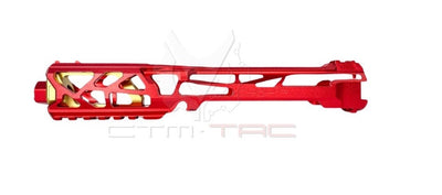 AAP-01 CTM Tac skeleton upper receiver Red and gold