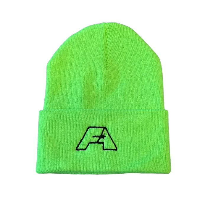 Full Auto Airsoft Beanie - Highlighter Green