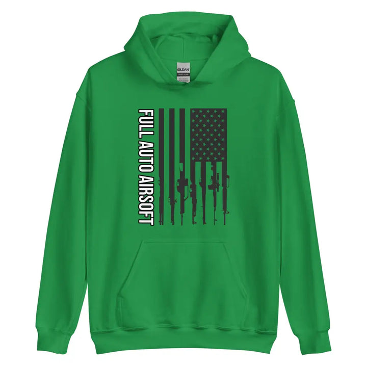 Full Auto Airsoft Hoodie - Irish Green / S