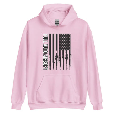 Full Auto Airsoft Hoodie - Light Pink / S