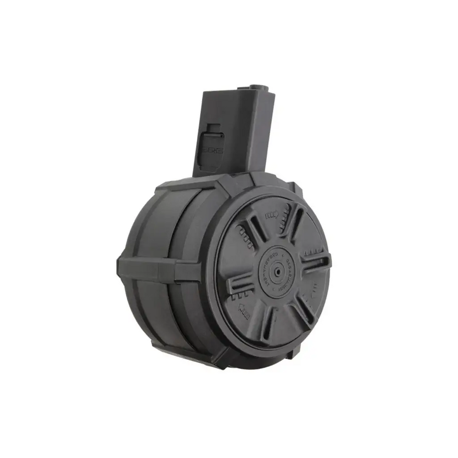 G&G 2300 Round Auto Winding Drum Magazine for M4/M16 Series Airsoft AEG (Lipo Included)