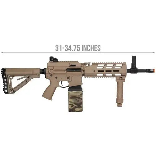 G&G CM16 LMG Airsoft AEG Light Machine Gun (Colors: Black