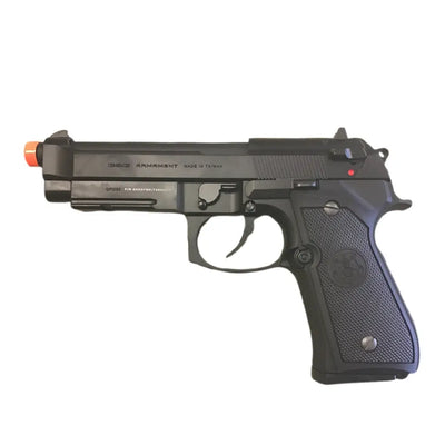 G&G GPM92 GP2 Gas Blowback Airsoft Pistol in Black
