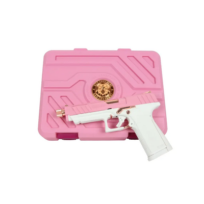 G&G GTP9 Gas Blowback Airsoft Pistol rose gold pink case