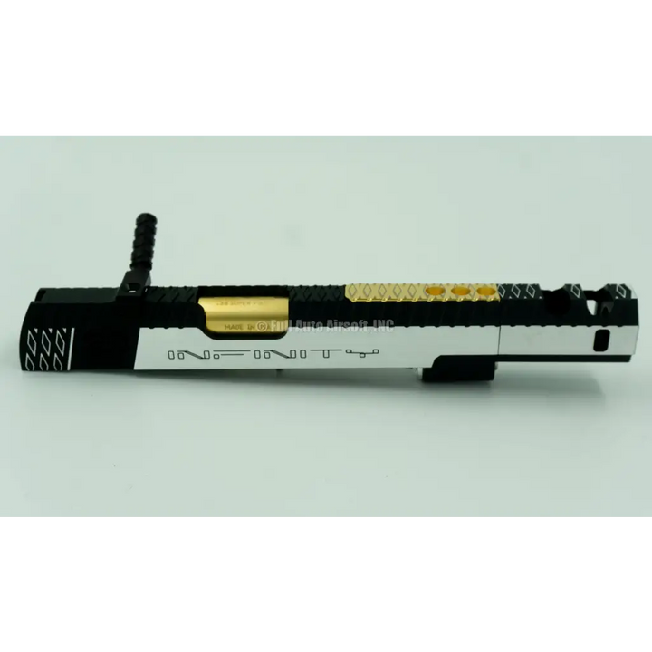 Gunsmith Bros CNC Aluminum IMM Spiral Rhombus Open Slide Kit  - 2 Tone Color: