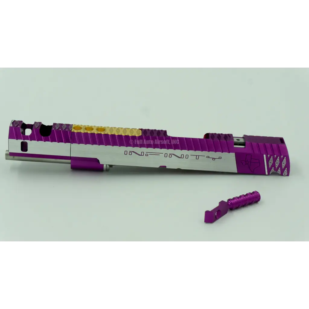 Gunsmith Bros CNC Aluminum IMM Spiral Rhombus Open Slide Kit  - 2 Tone Color: