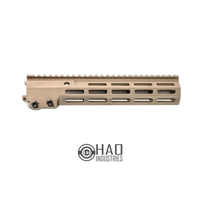 HAO MK16 M-Lok 10.5" Free Float Railed Handguard for Airsoft Rifles Tan FDE