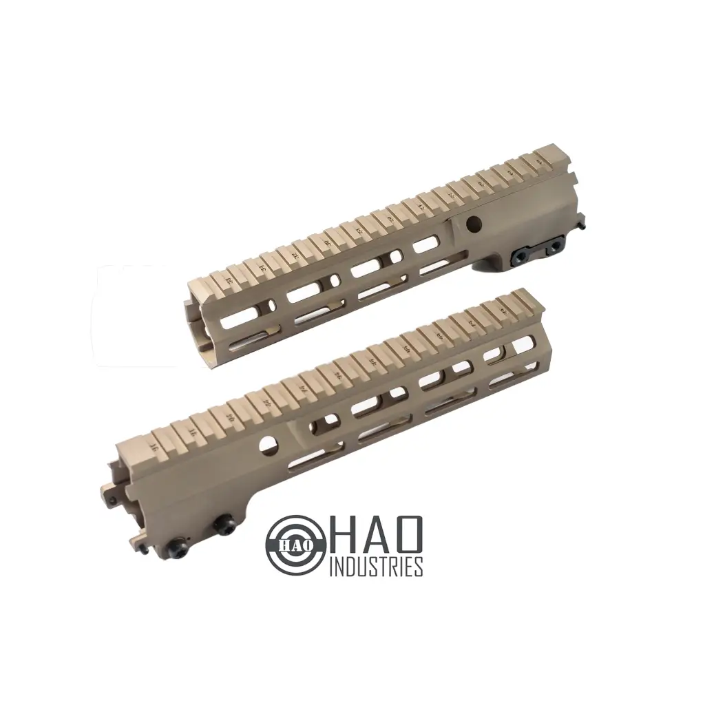 HAO MK16 M-Lok 9.3" Free Float Railed Handguard for M4 Series Airsoft Rifles Tan FDE