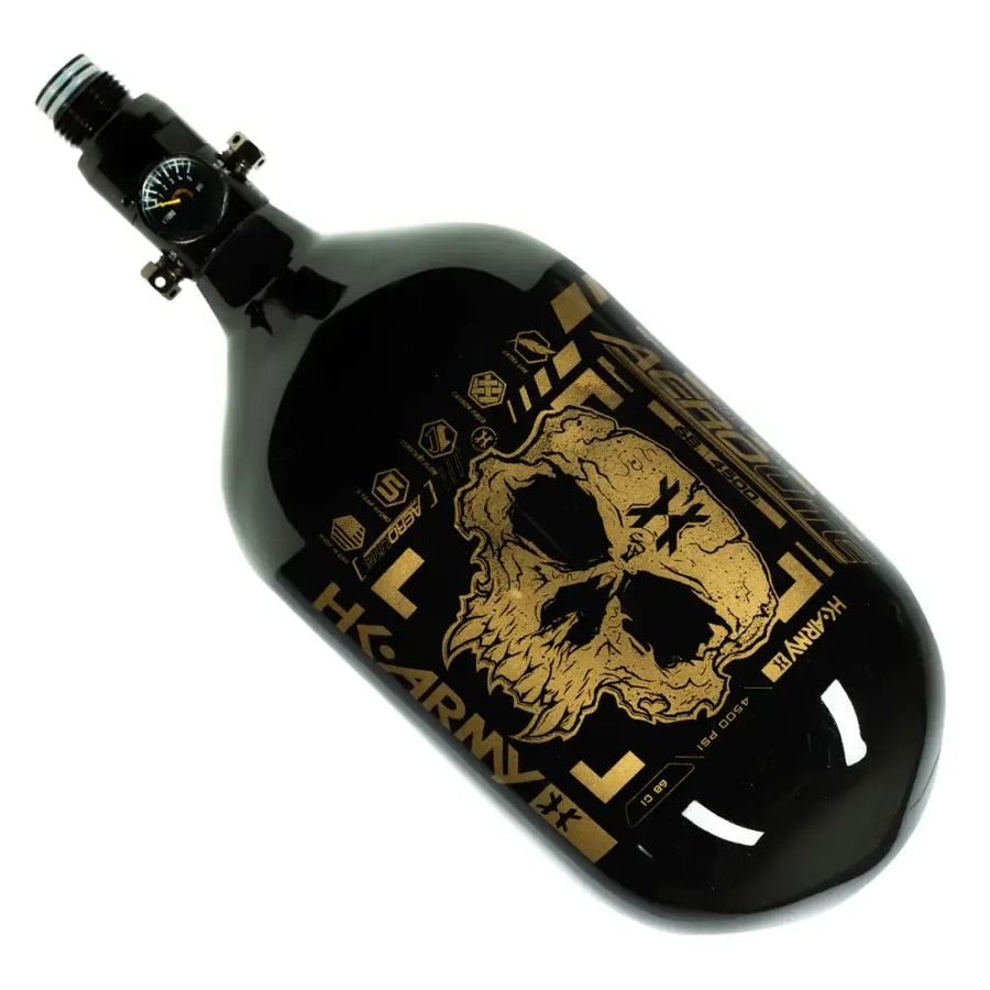 HK Army Doom ’Extra Lite’ Air Tank 68/4500 - Black / Gold