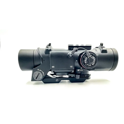 HPA 1x/4x Magnified Optic with Micro Red Dot Mount