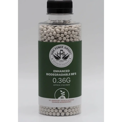 HPA Enhanced Biodegradable 0.36g BB's 2,700 Count 