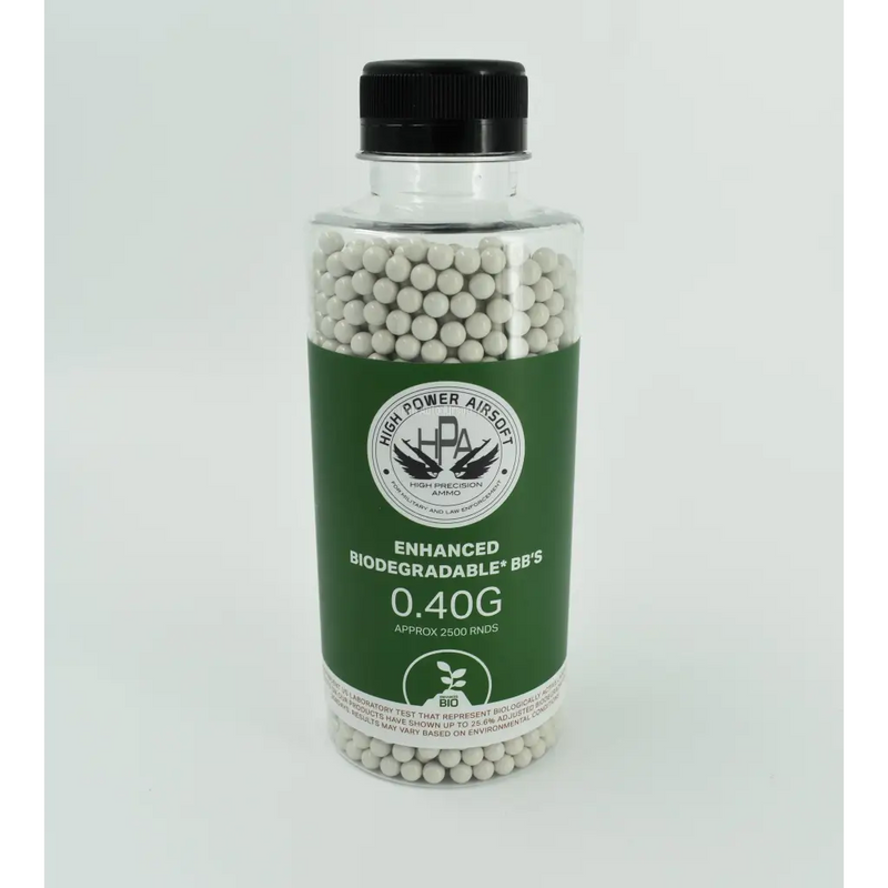 HPA Enhanced Biodegradable 0.40G BBs 2,500 Count (White)