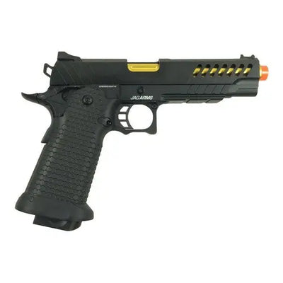 JAG Arms GMX 2.0 Gas Blowback Airsoft Pistols (Gold Barrel)