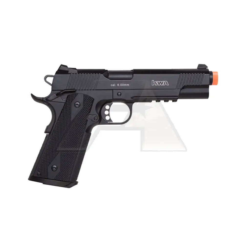 KWA Full Metal M1911 MKIV Airsoft Gas Blowback Pistol Black