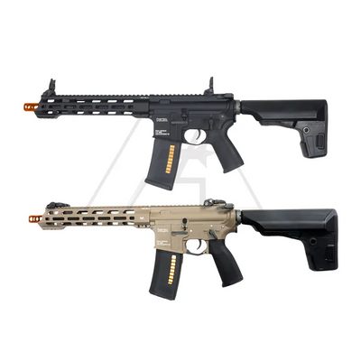 KWA RM4 Ronin Tactical T10 SBR AEG Airsoft Rifle Kinetic Recoil Feedback System Black Tan FDE