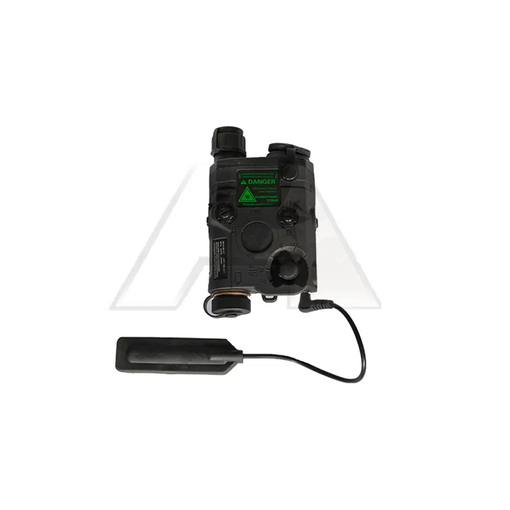 Lancer Tactical PEQ15 Box LED White Light / Green Laser w/IR Lens