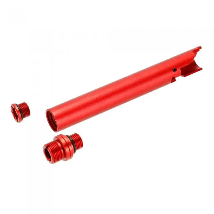 Laylax 5.1 Non-Recoiling 2-Way Outer Barrel for Tokyo Marui Hi-Capa Airsoft Pistols Red