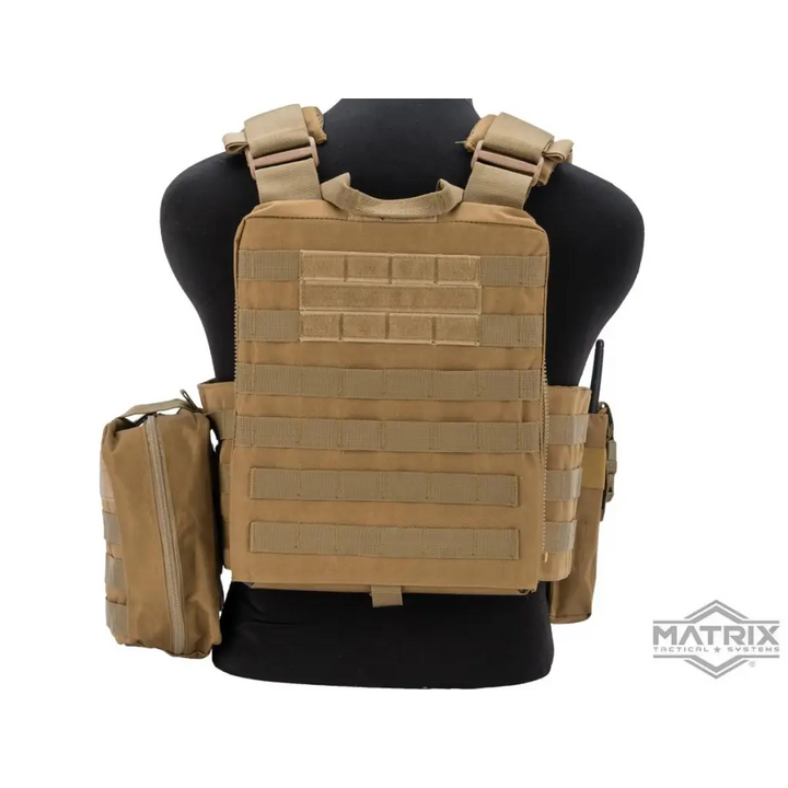 Matrix Adaptive Plate Carrier Tan with Cummerbund & Pouches
