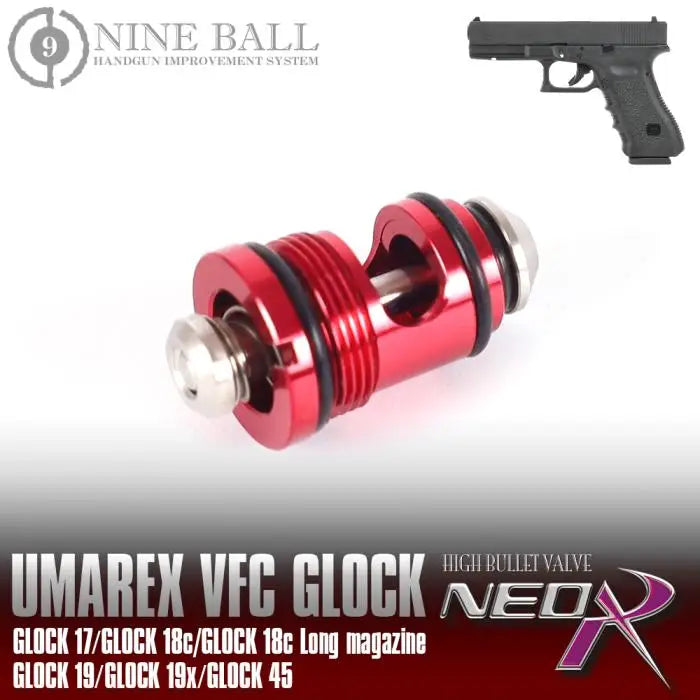 nineball Glock Valve Red compatability
